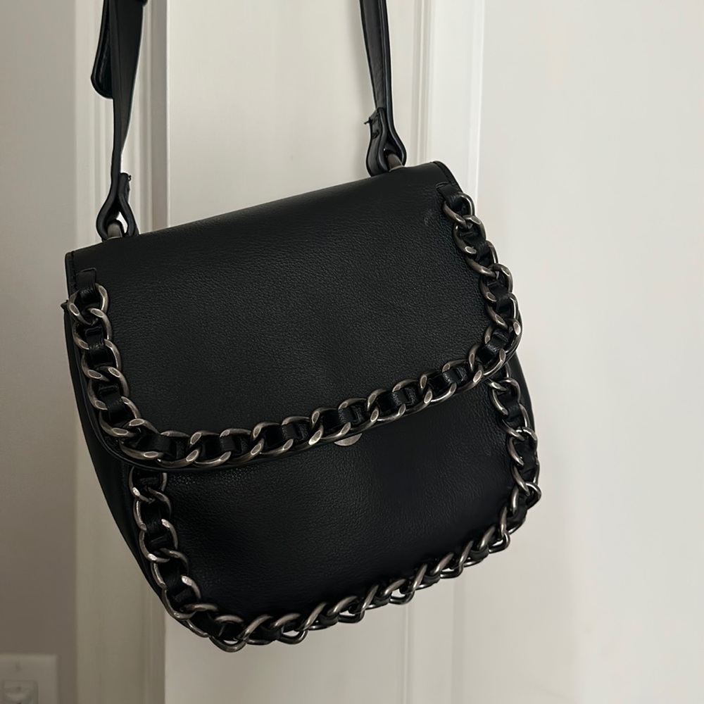 Black Chain Crossbody Purse